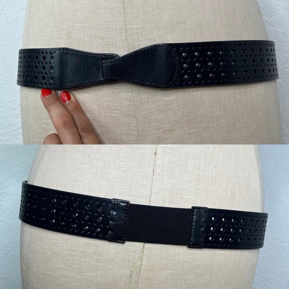Nic + Zoe Black Waist Belt size L Genuine Leather, NWT, Edgy, minimalist, casual main image 8